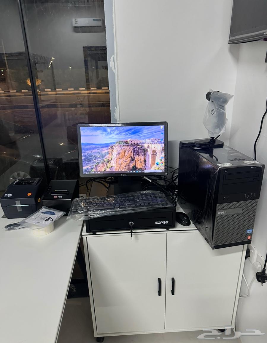 جهاز كاشير كامل متكامل مع برنامج مبيعات64407126655490111