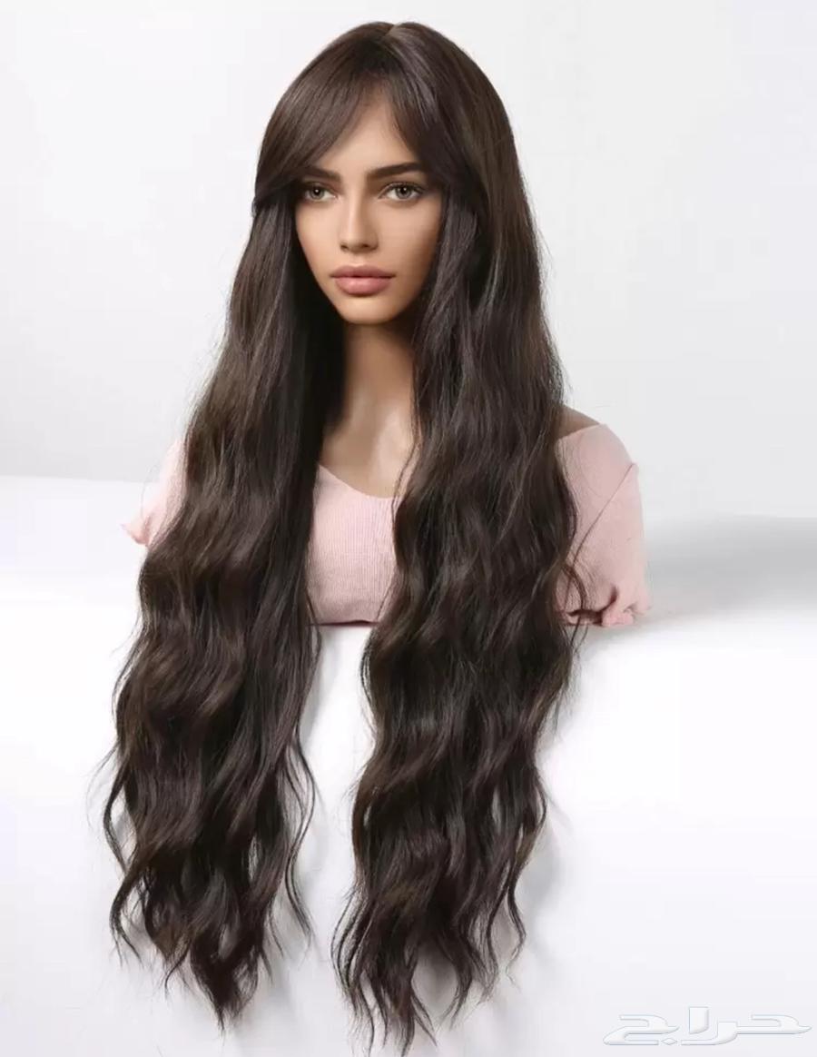 باروكة طويلة شعر مخلوط64411567455233112