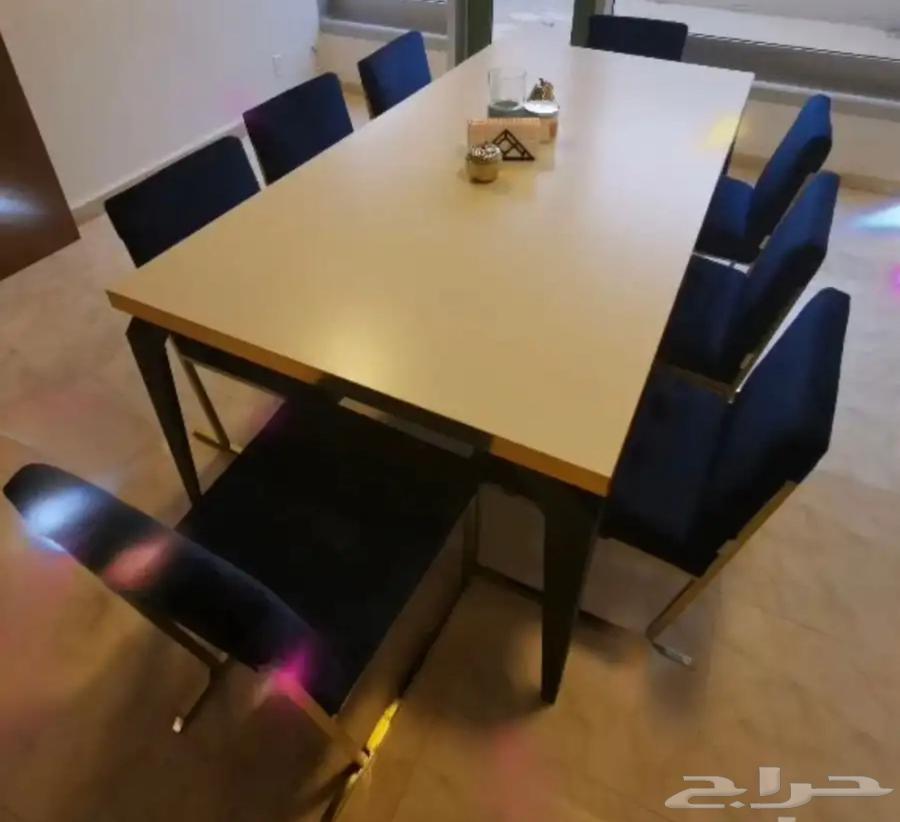 طاولة طعام 8 اشخاص للبيع64409616373123110