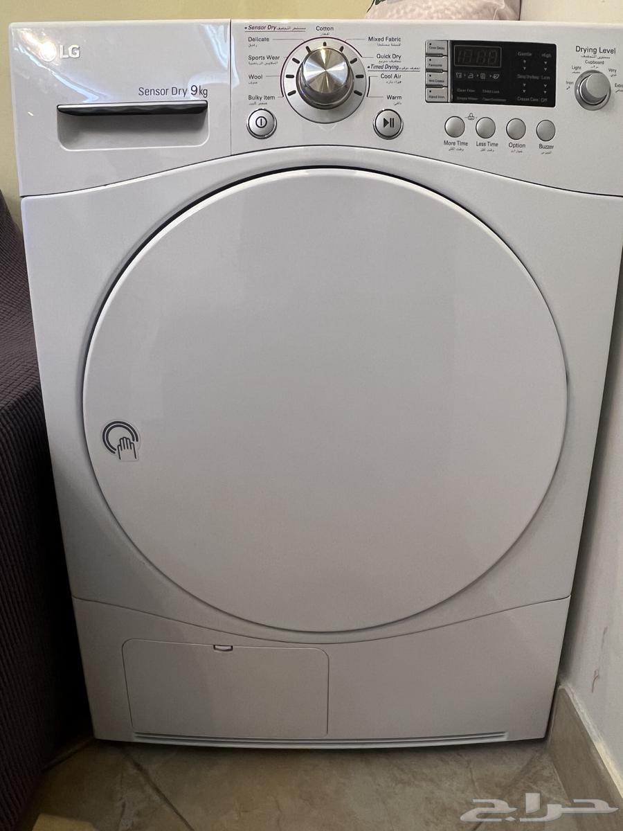 نشافة LG بفتحة امامية 9كيلو ابيض64405875006593110