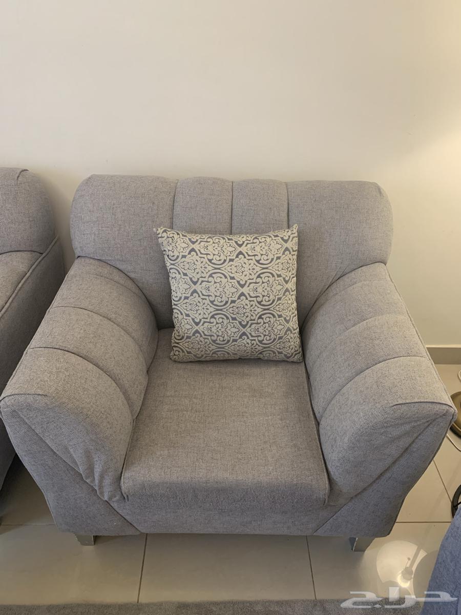 طقم جلسة كنب مستعمل 7 اشخاص 4 قطع (ثلاثي ثنائي مفرد مفرد)64411487087361113