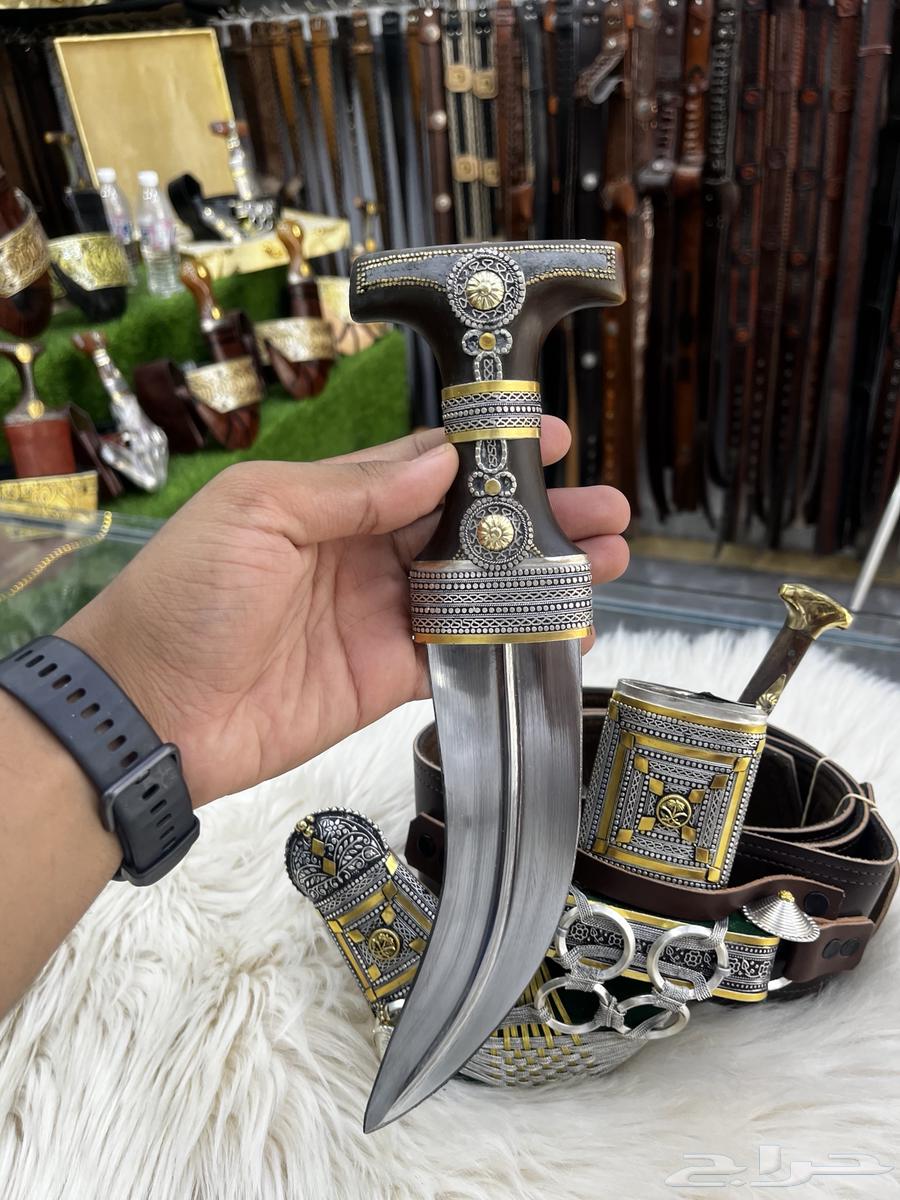 خنجر قرن صب مطلي فضة64406779254529114