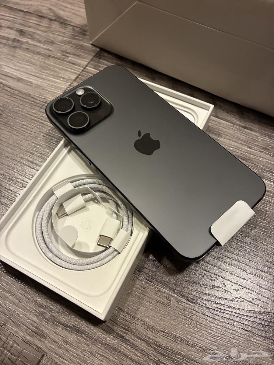 ايفون 15 Pro Max برو ماكس جديد 265 اسود تيتانيوم64410666803073111