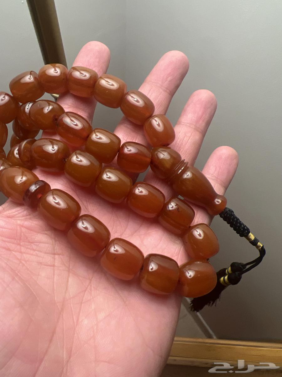 سبحة مسكي خام قديم ولون مميز تم البيع64411594312323112