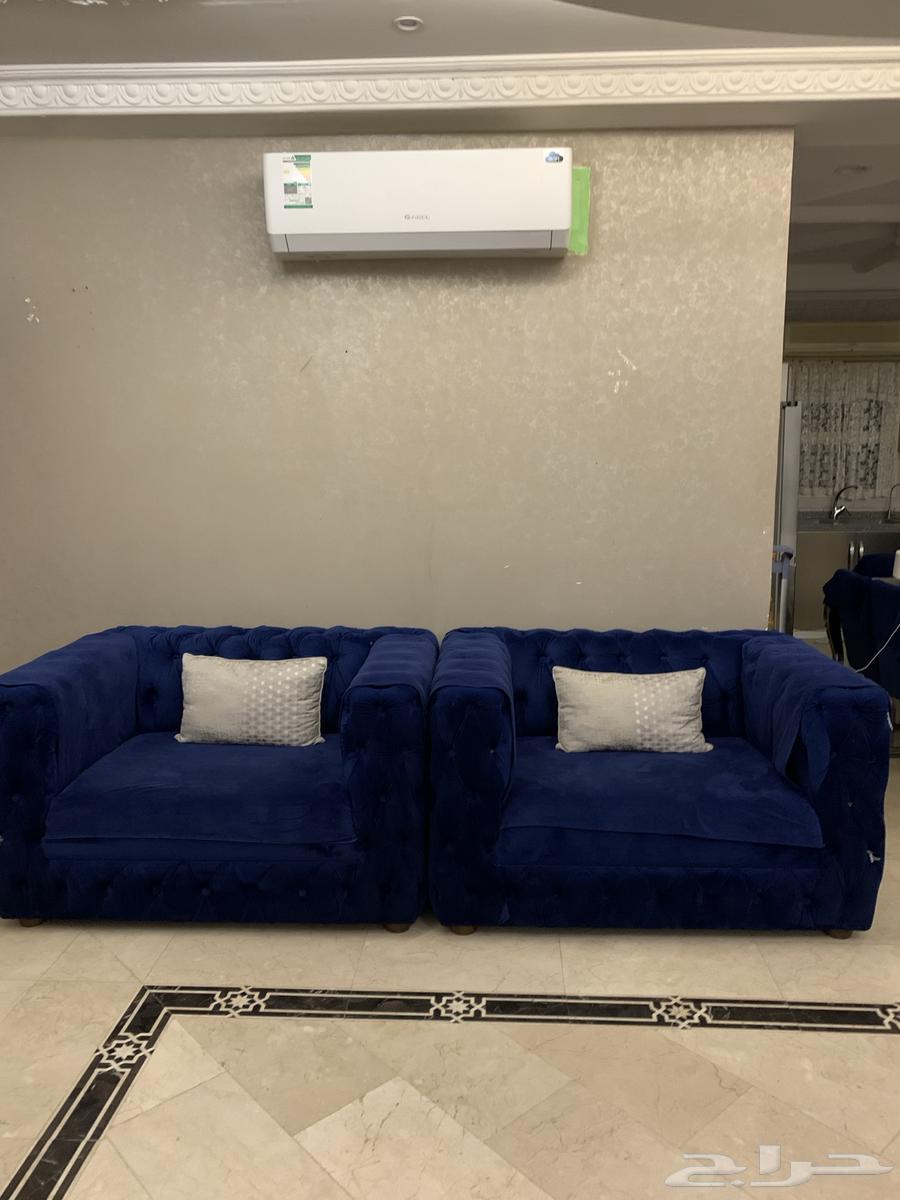 كنب نظيف كحلي للبيع المستعجل64411108454018113