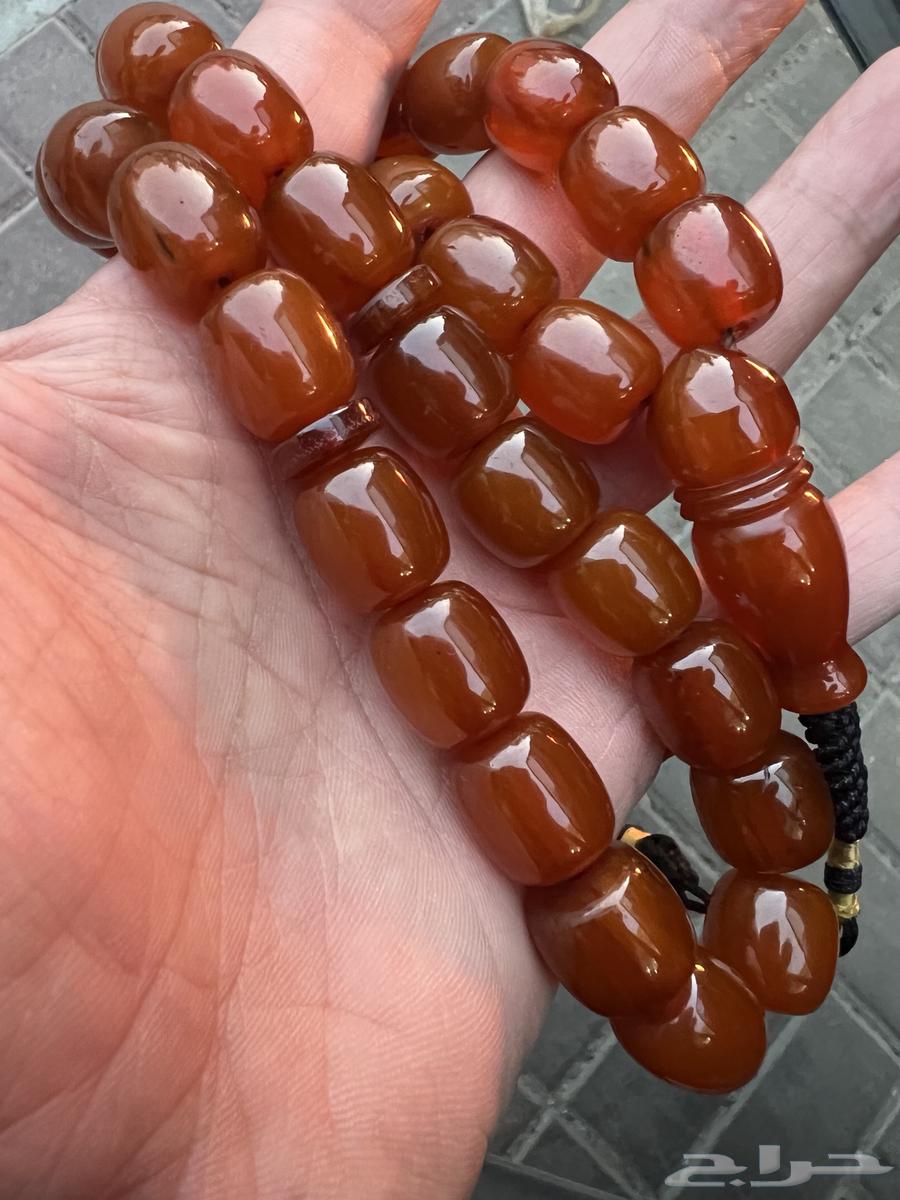 سبحة مسكي خام قديم ولون مميز تم البيع64411594312323110