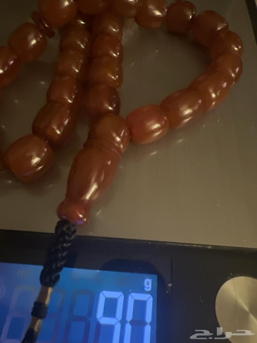 سبحة مسكي خام قديم ولون مميز تم البيع64411594312323113