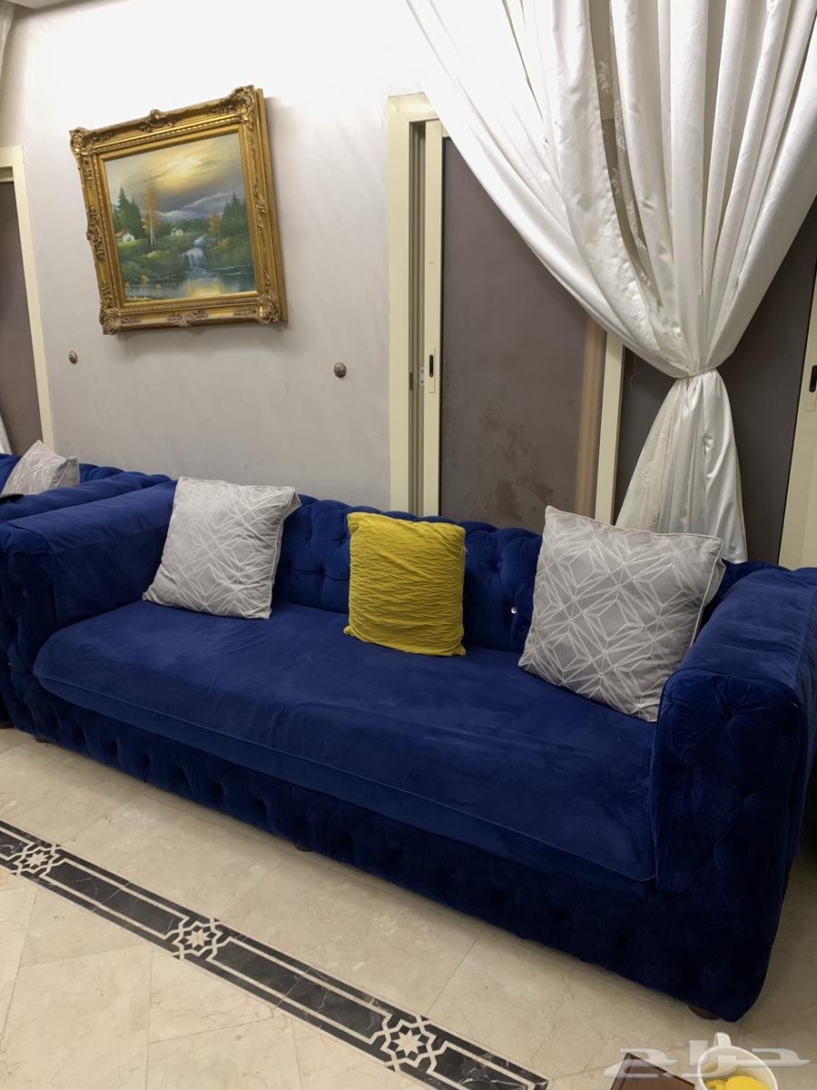 كنب نظيف كحلي للبيع المستعجل64411108454018110