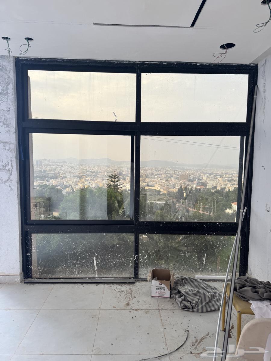 المنيوم شبابيك دبل قزاز مستعمل جديد64409436521473110