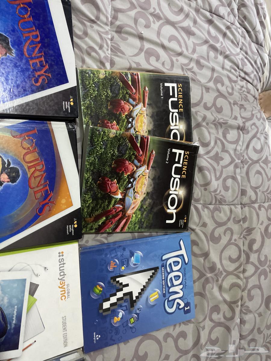 كتب متنوعة منهج امريكي للبيع بأسعار رمزية64408737207426111