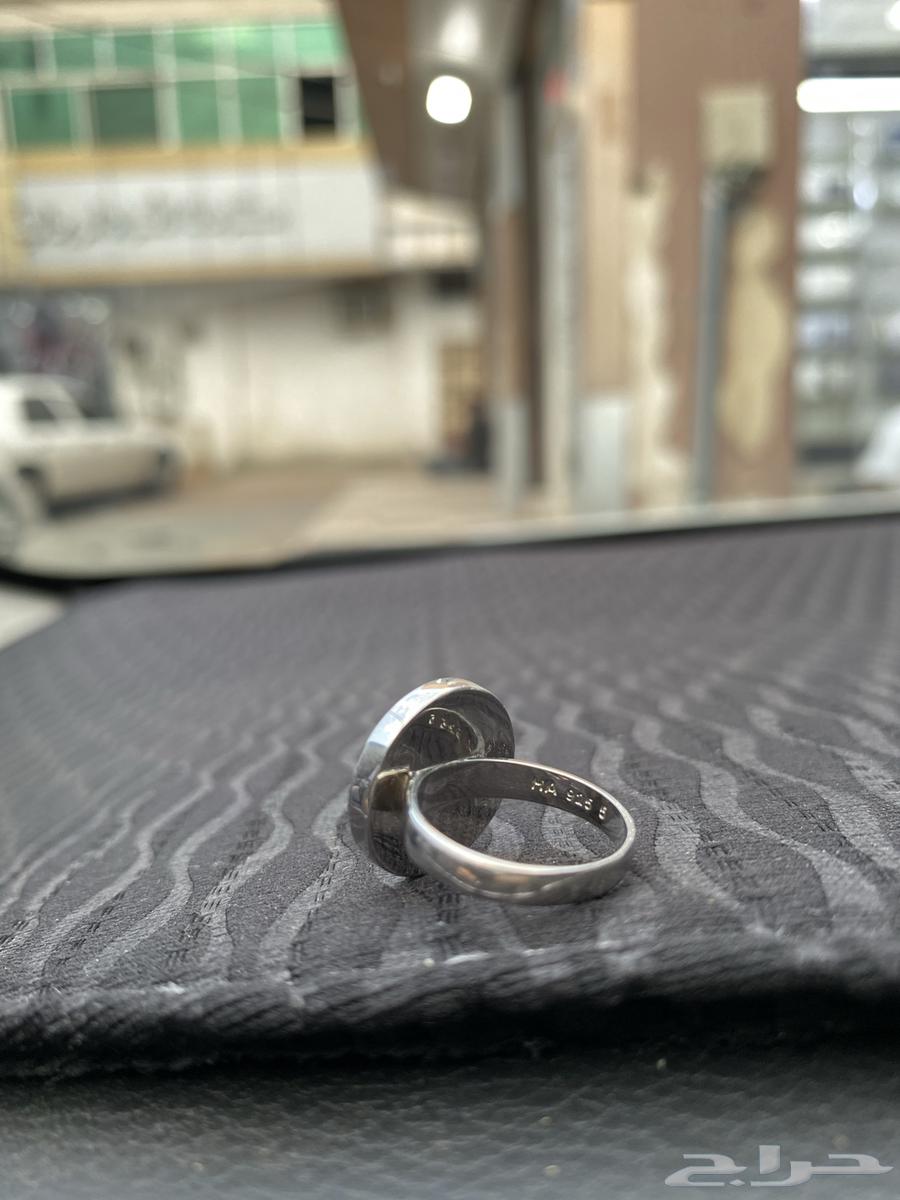 خاتم ملكي فضة عيار 925  المقاس 564409643747202111