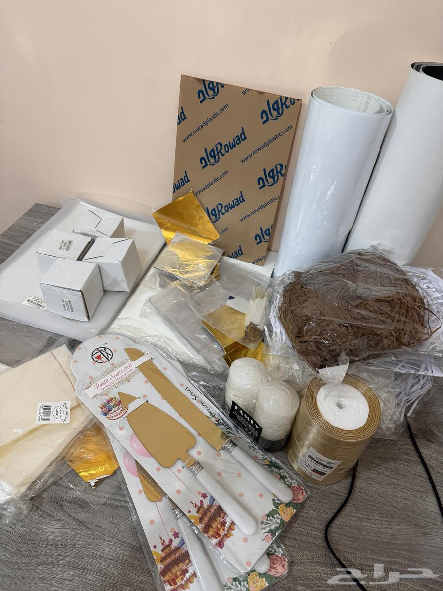 ورق ستيكر وورق مائي وفينيل ابيض وفضي ولوح طباعه64407503040513110