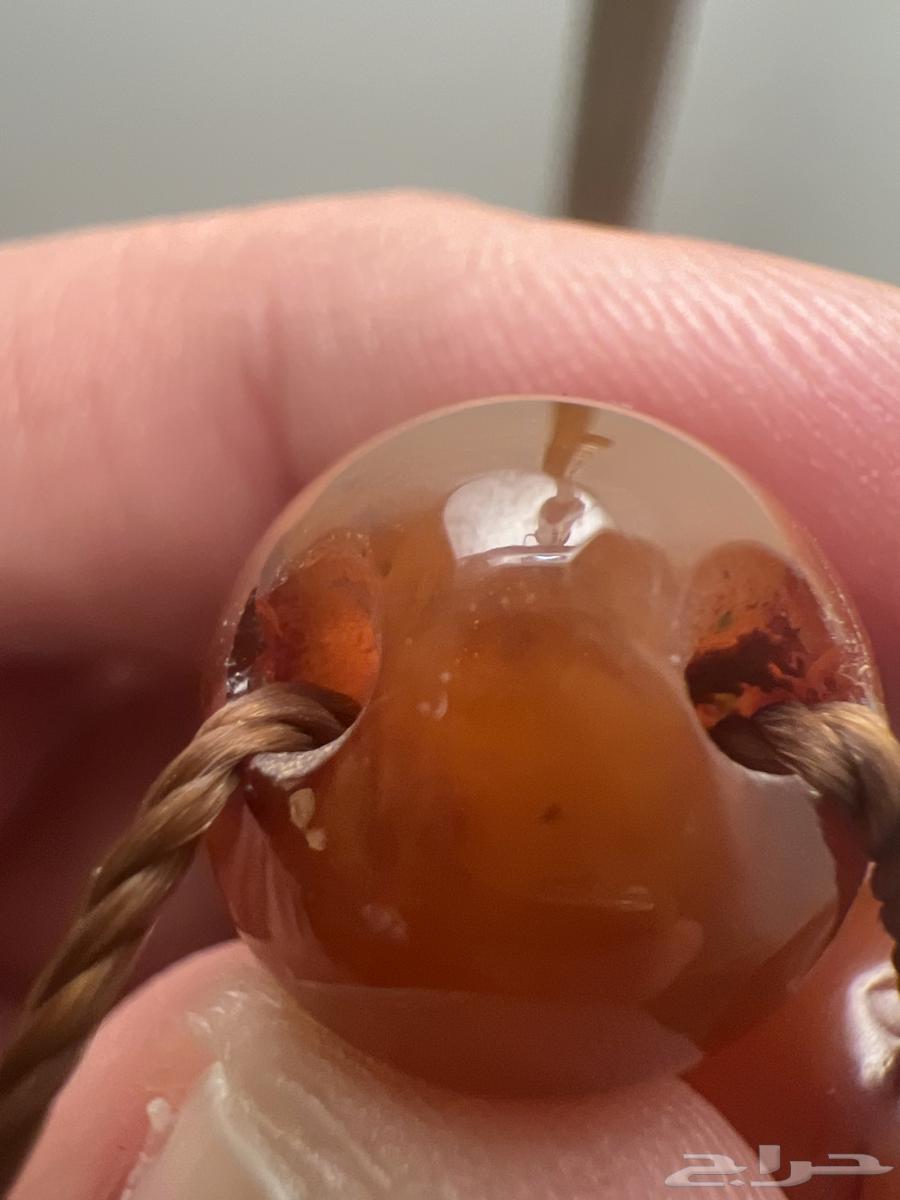 سبحة مسكي خام قديم ولون مميز تم البيع64411594312323114