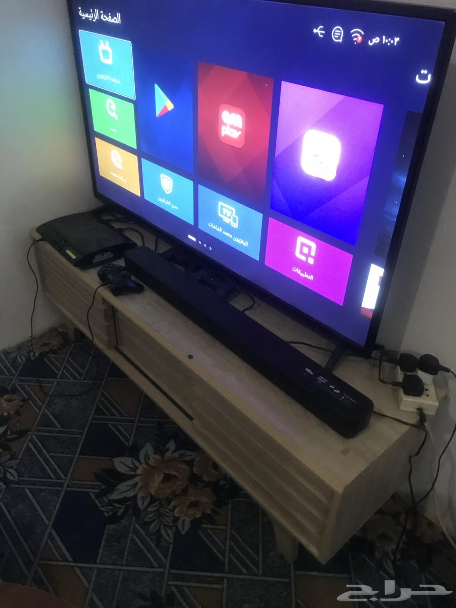 شاشة كلاس برو وطاوله ل الشاشه و ساوند بار سوني للبيع64406876813058112