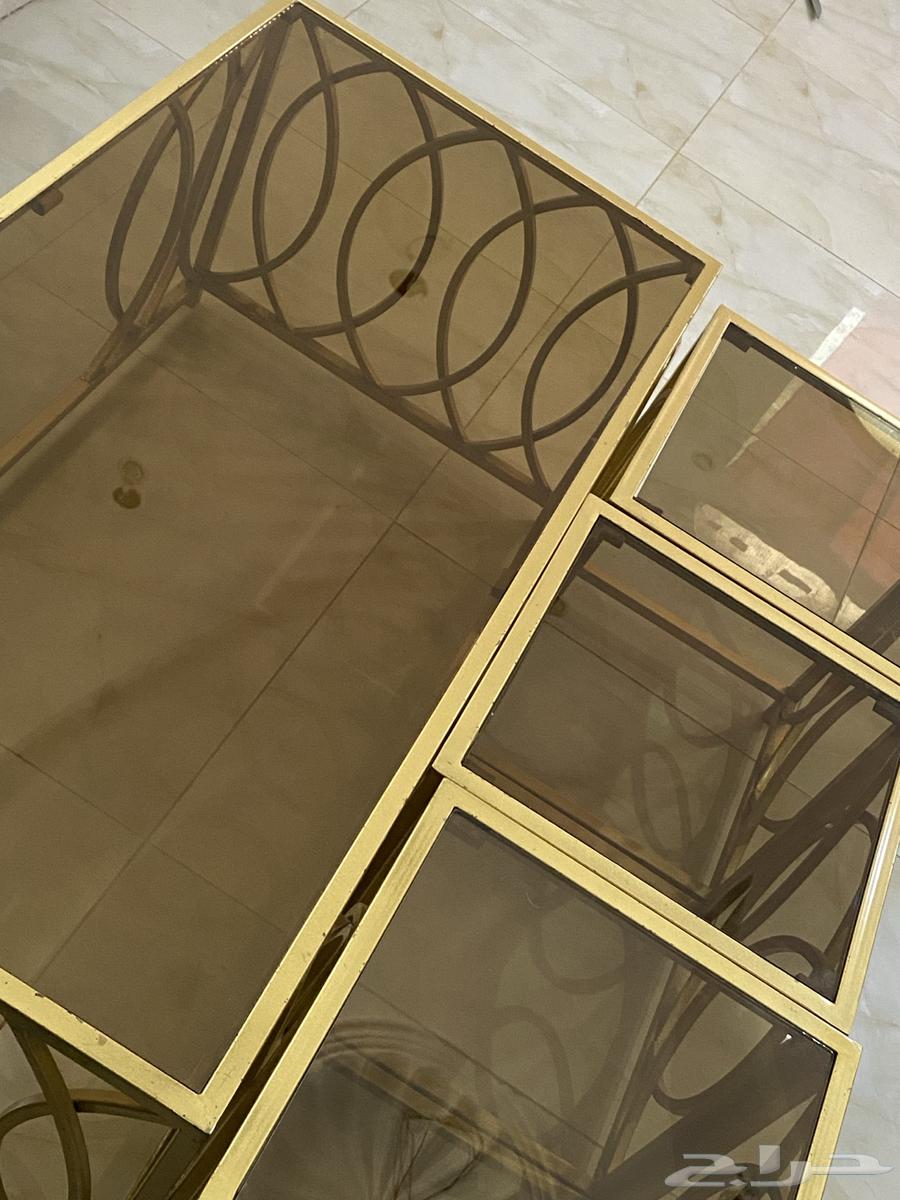 طقم طاولات ذهبي للبيع64409616288643112