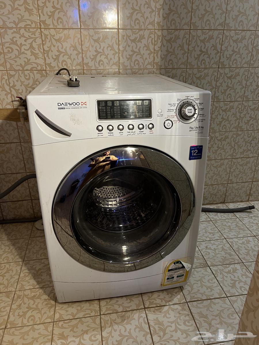 غسالة ملابس 11 كيلو من دايو بحالة ممتازه ولا تشكو من شي64411755242371110