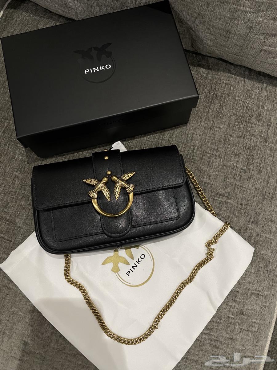 شنطة بينكو أصلية 100  مع جميل ملحقاتها مافيها ولا عيب64405583098755110