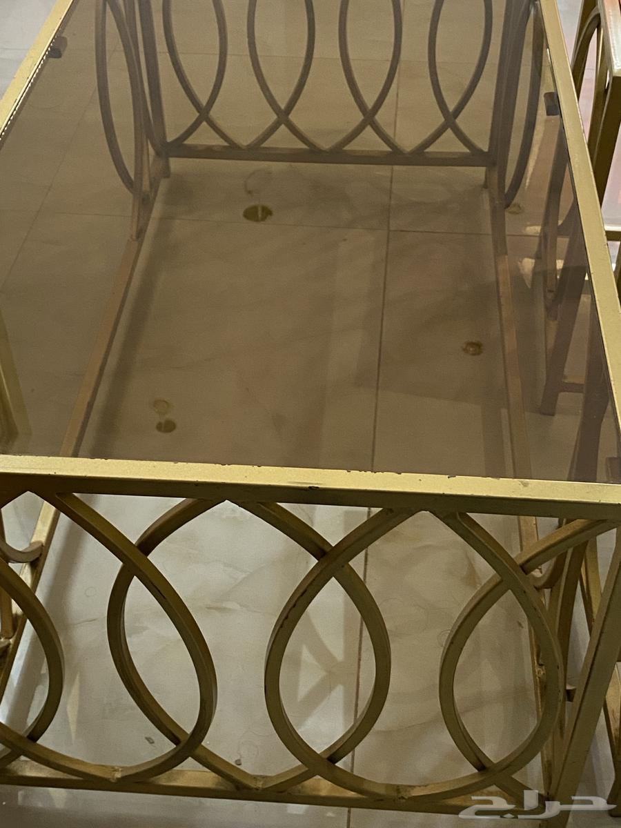 طقم طاولات ذهبي للبيع64409616288643110