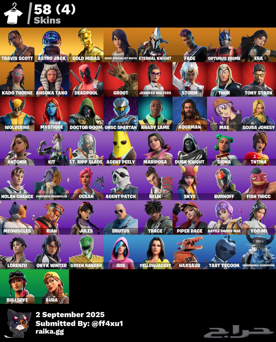 Scott's Traversal Fortnite Account64411216295299110