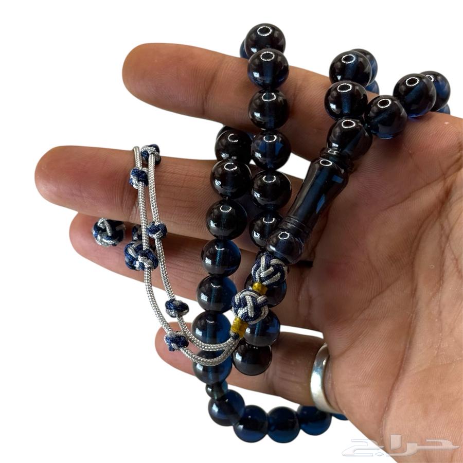 Saffron rosary, Iranian craftsmanship with Kuwaiti handmade separation knot64408878194049111