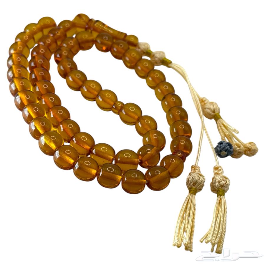 Saffron rosary, Iranian craftsmanship with Kuwaiti handmade separation knot64408878194049114