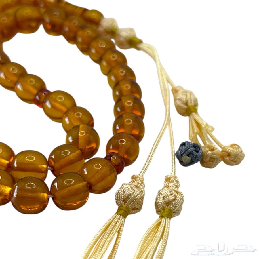 Saffron rosary, Iranian craftsmanship with Kuwaiti handmade separation knot64408878194049113