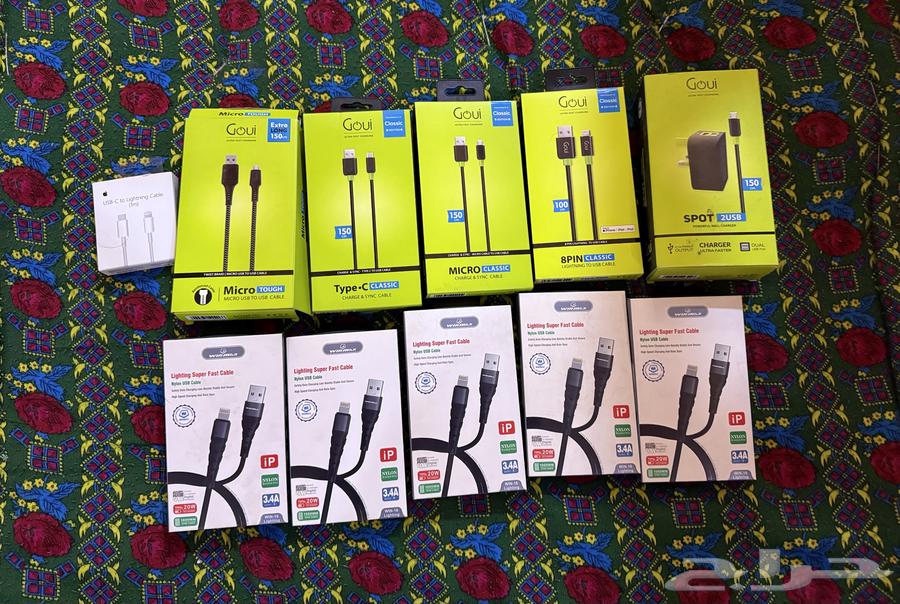 شواحن لجميع الجوالات والسماعات جداد64405069771907110