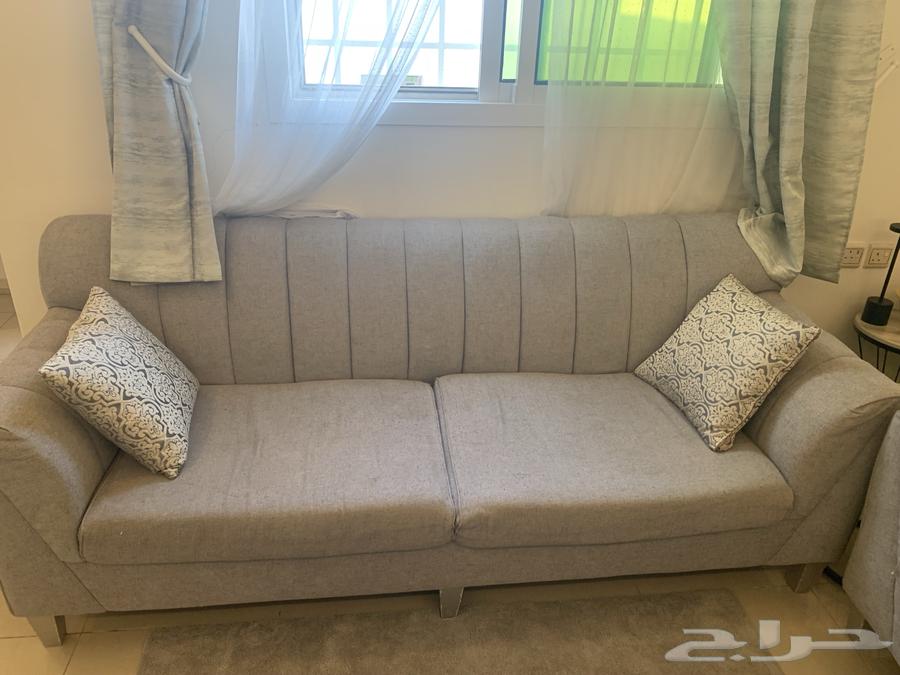 طقم جلسة كنب مستعمل 7 اشخاص 4 قطع (ثلاثي ثنائي مفرد مفرد)64411487087361112