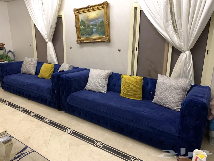 كنب نظيف كحلي للبيع المستعجل64411108454018111