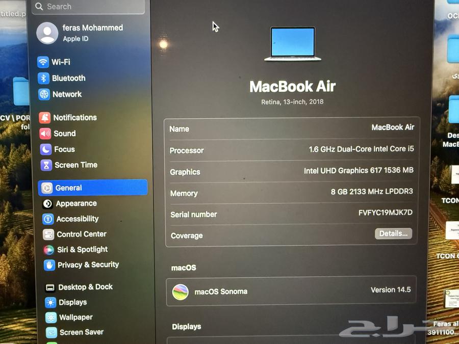 ماك بوك اير 2018 Macbook Air 201864411001440002110