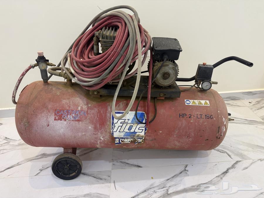 ماطور هواء ايطالي 150 لتر نظيف64406375081219110
