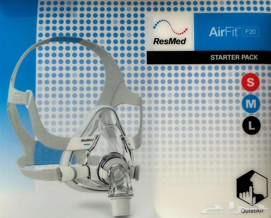 كمام وجه كامل ResMed AirFit F20 Full Face Mask مقاس S64408920045954112