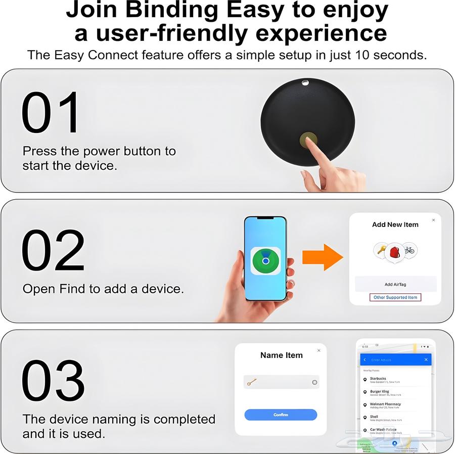 iOS جهاز تتبع متوافق مع نظام64405610876419112