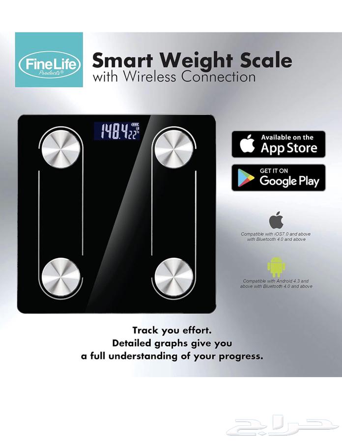 New Smart Scale for Measuring Body Weight and Fat Percentage, Unused64405527346177111
