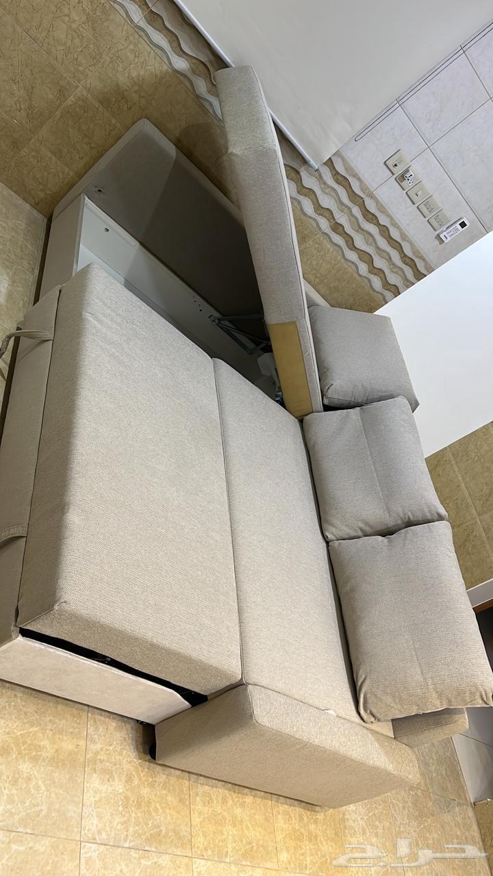 كنبة سرير ايكيا مستعملة64410723535489113