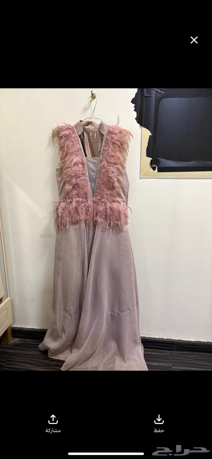 فستان سهرة باللون الوردي64406082789507110