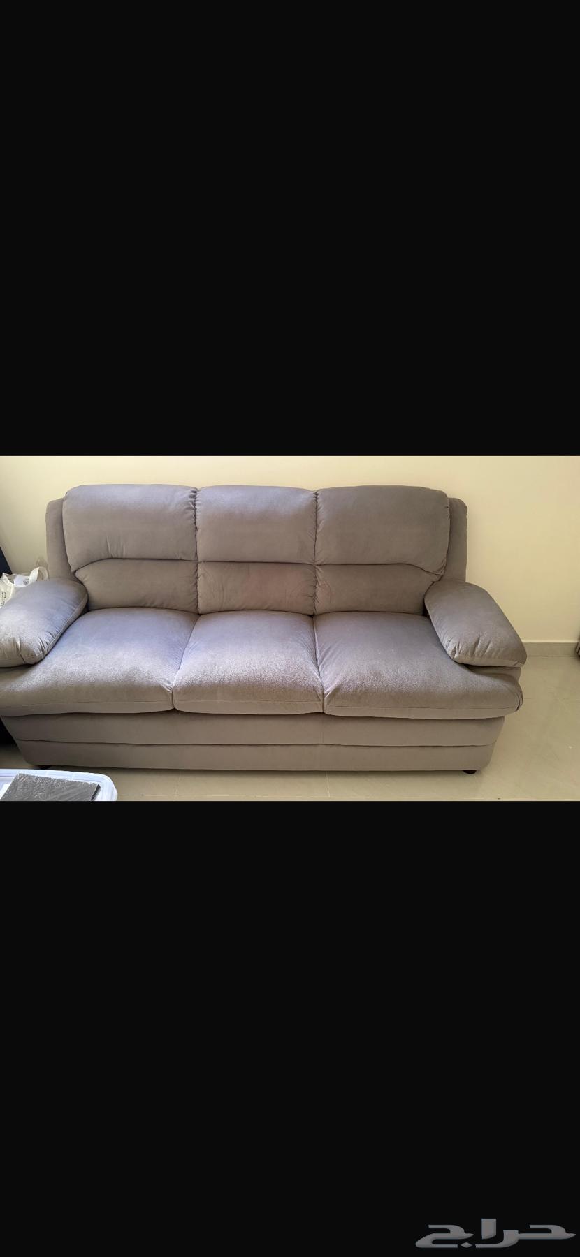 Gray sofa for 500, two meters in length, used gently, almost new64409436468737110