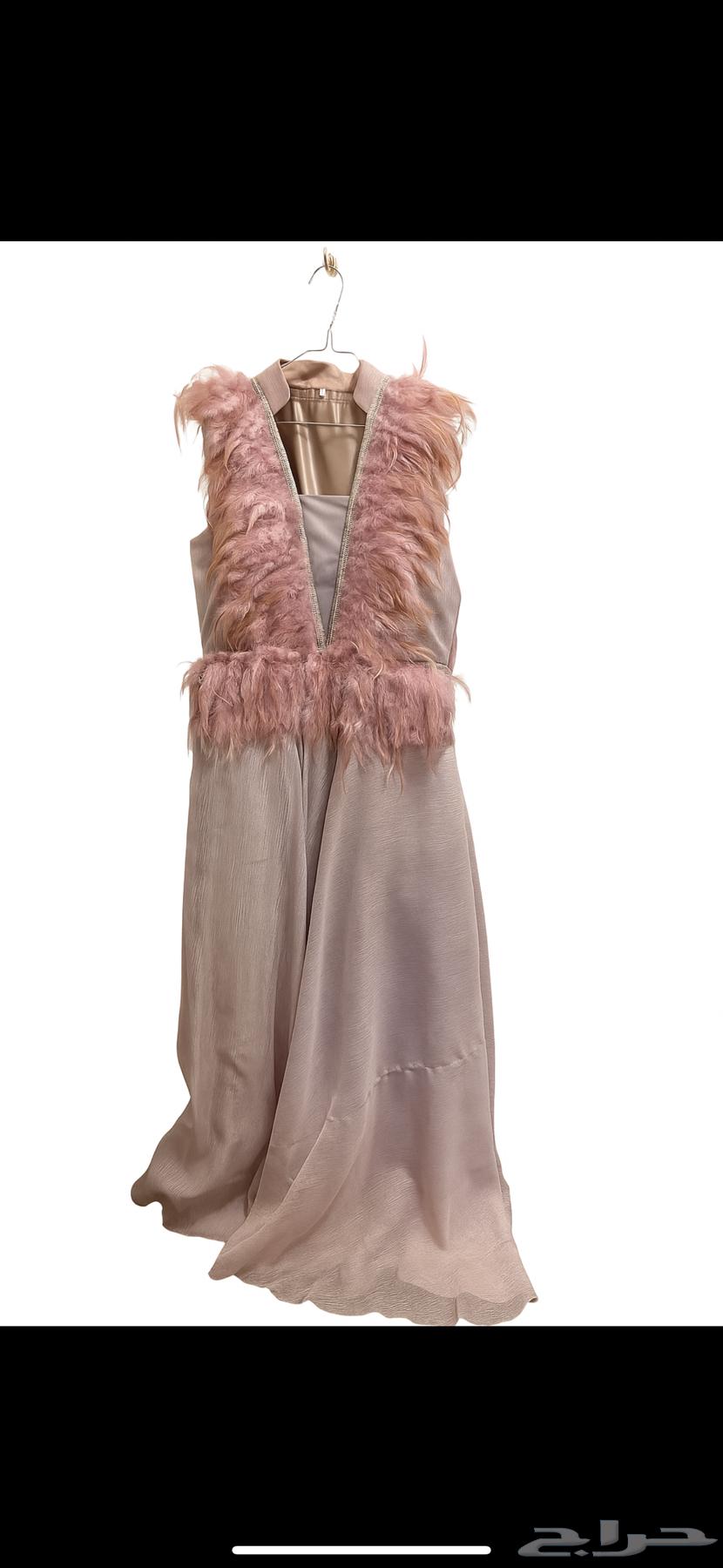 فستان سهرة باللون الوردي64406082789507111