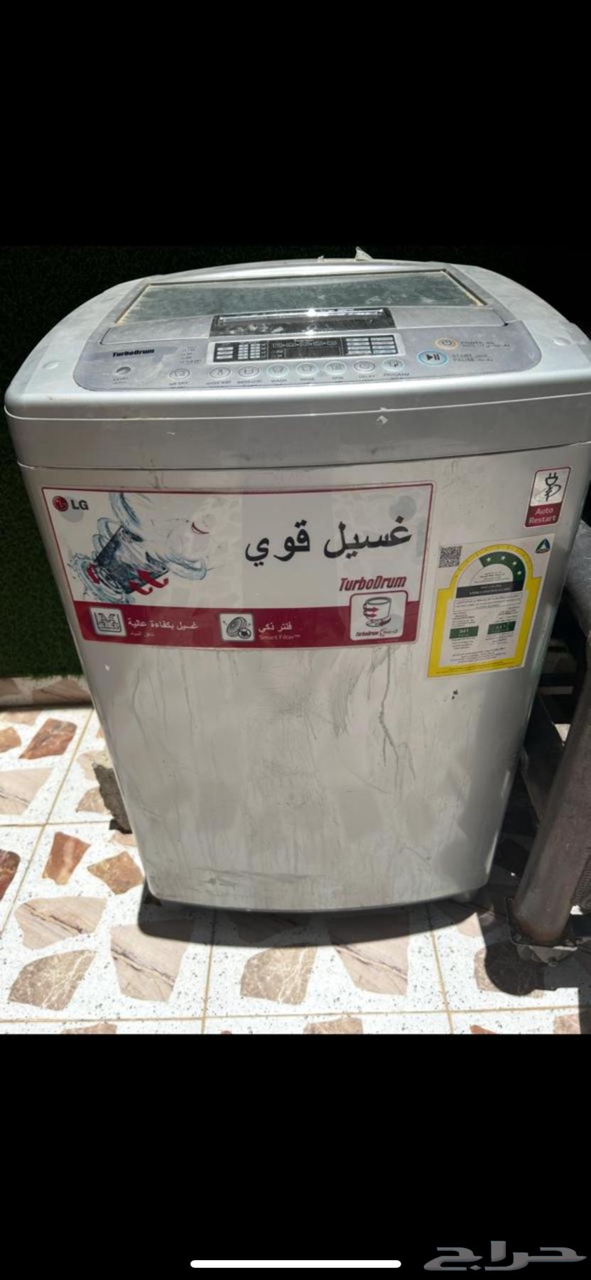 غسالة الي جي 10 كيلو Turbo Drumنظيفة64409199348481110