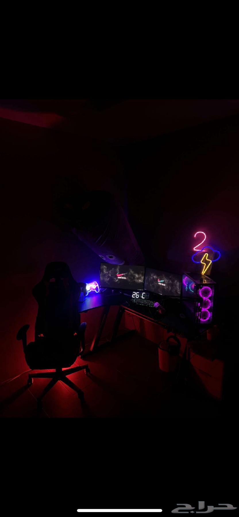 بيسي قيمنق للبيع كرت الشاشه 2060RTX المعالج i7 الجيل العاشر64411041434627110