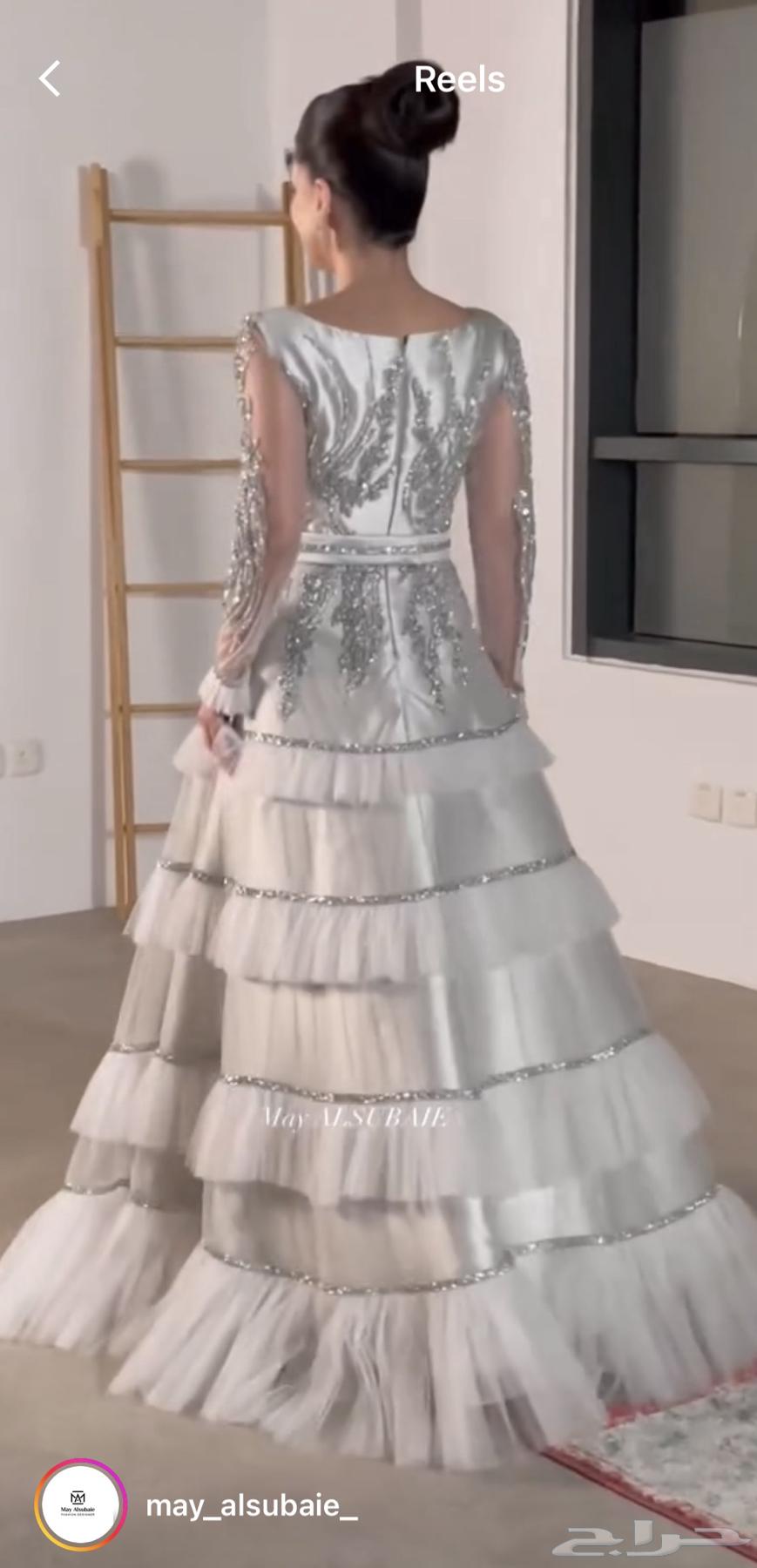 فستان سهرة من المصممة مي السبيعي64409893119874112