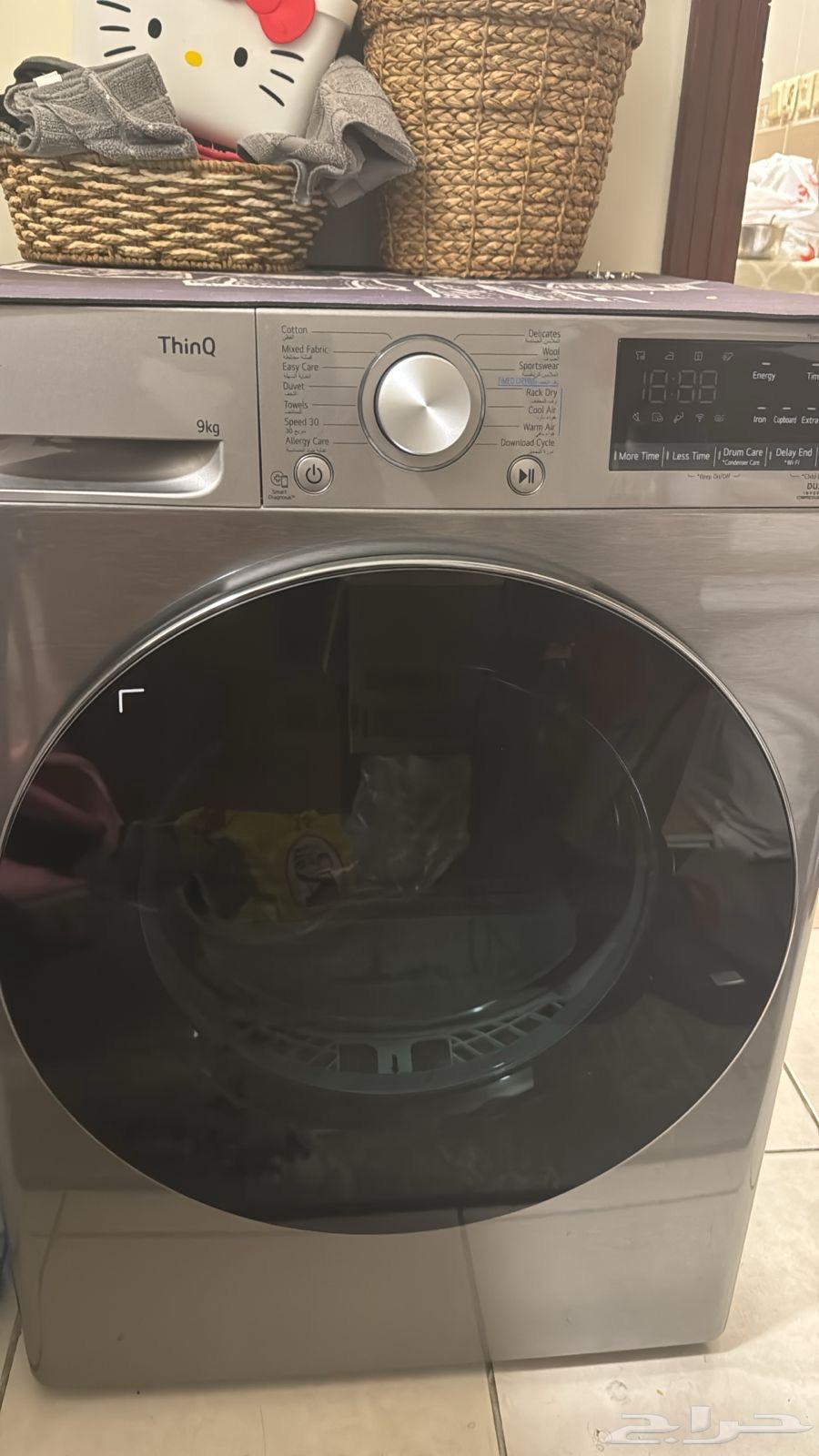 مجفف LG 9k شبه جديد64405624708483113