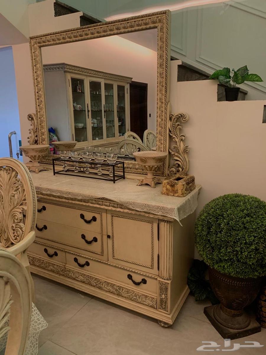 طاولة طعام ل10 اشخاص خشب امريكي من الصبان64407405869698113