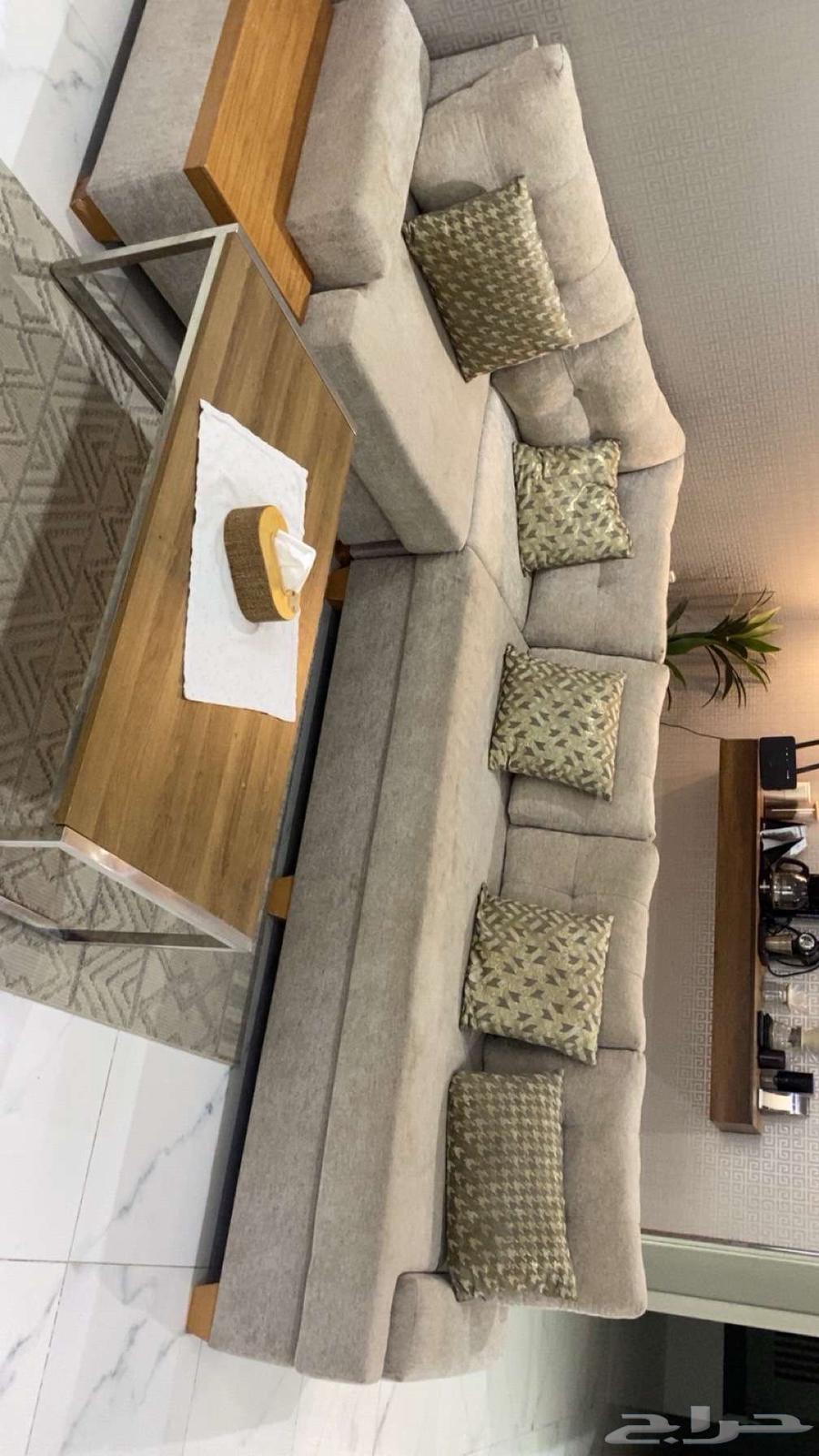 Sofa and table almost new and luxurious (Sold)64419091728643110