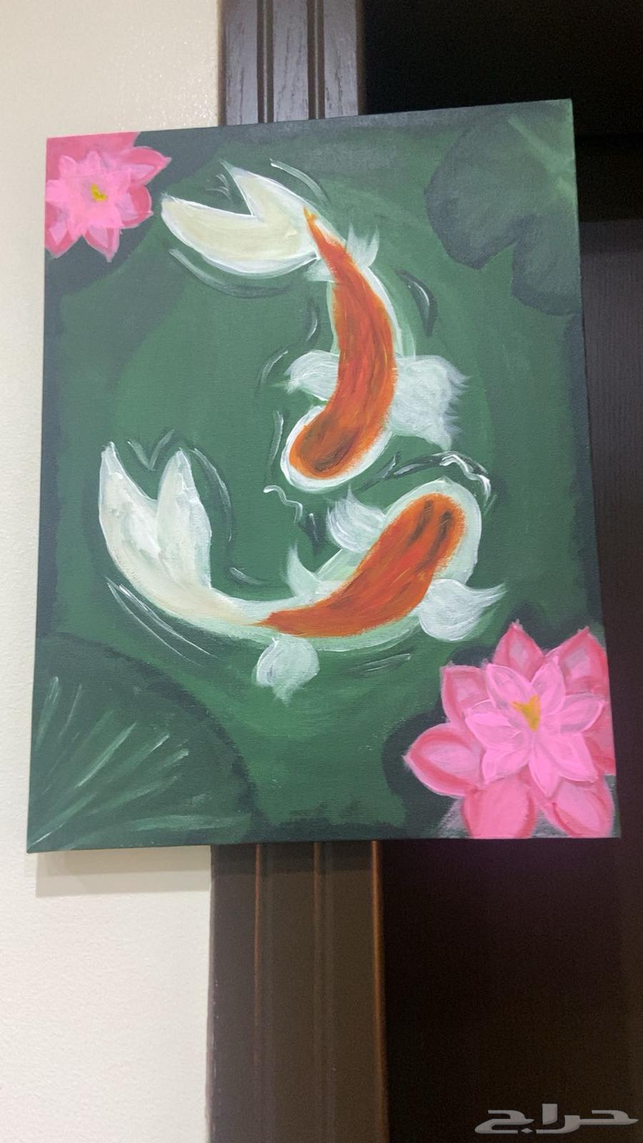 لوحه فنيه يدويه64414633452419110