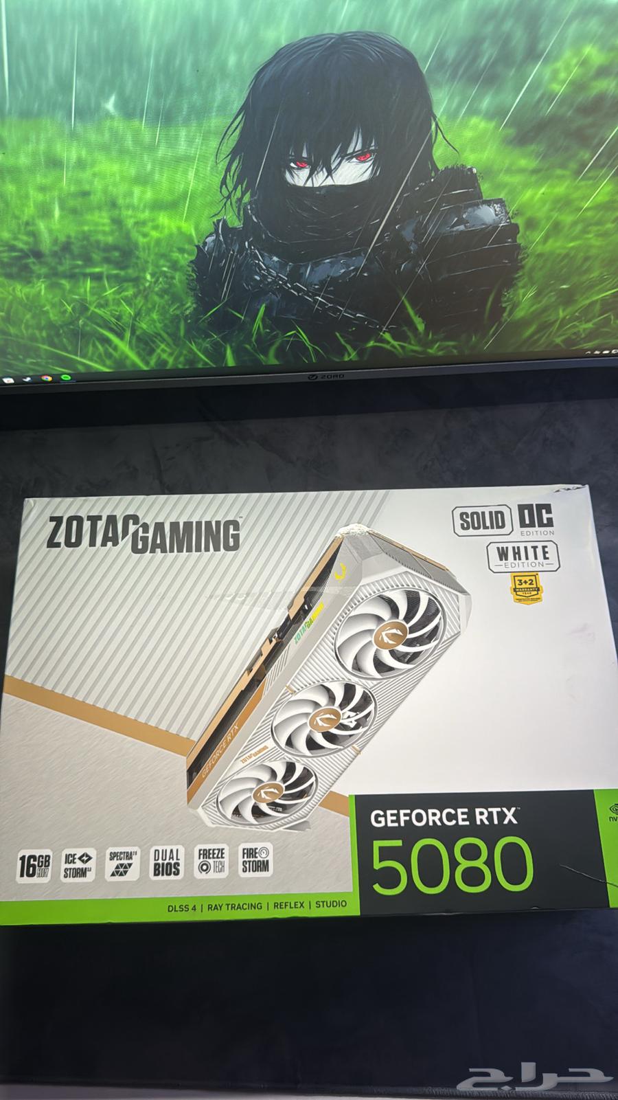 كرت شاشة 5080 oc لون ابيض64414913459715110