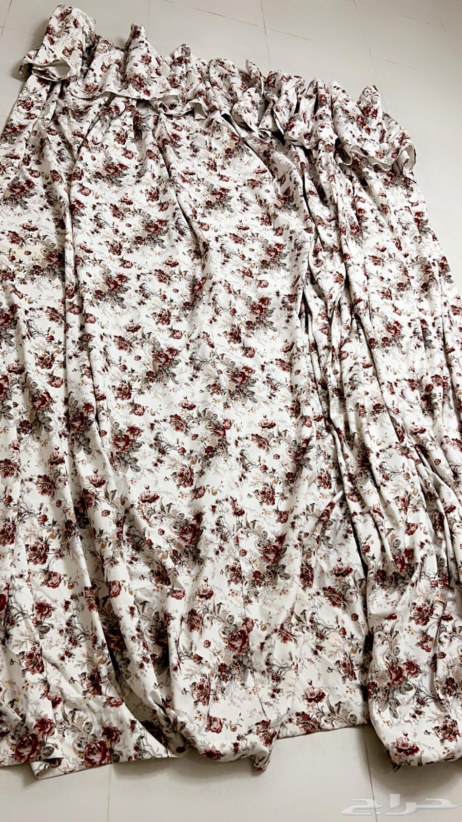 Luxurious clean new American fabric curtain with no defects64413180709889110