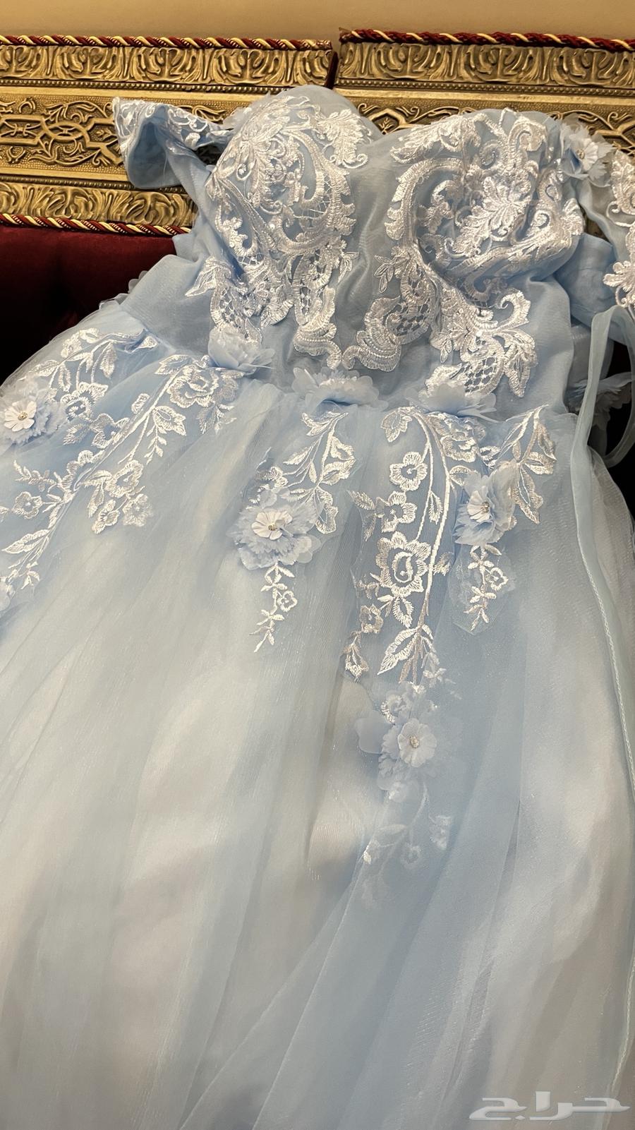 فستان سماوي غير ملبوس64416545238659112