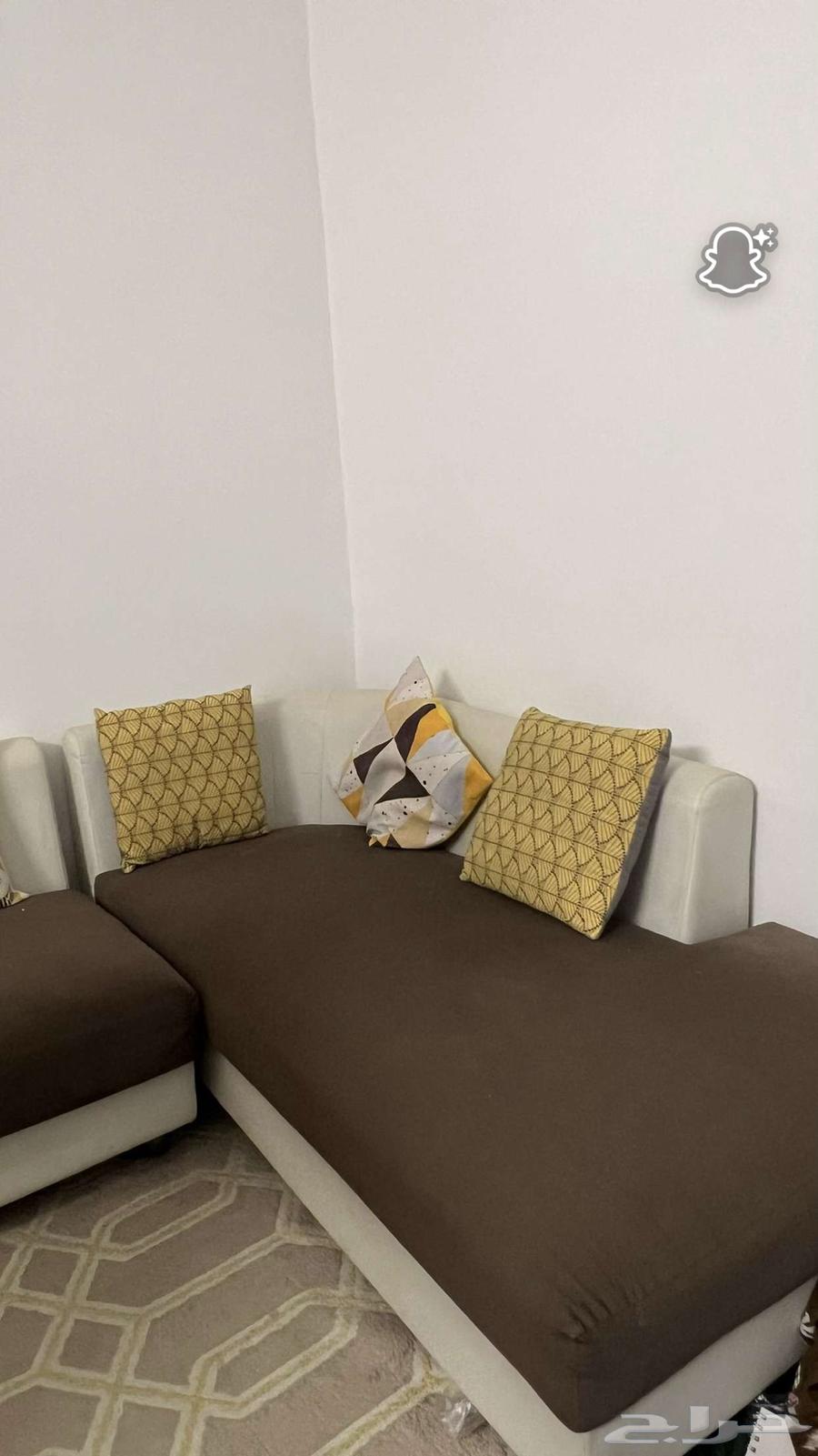 كنب L مخمل وجلد64409255107714113