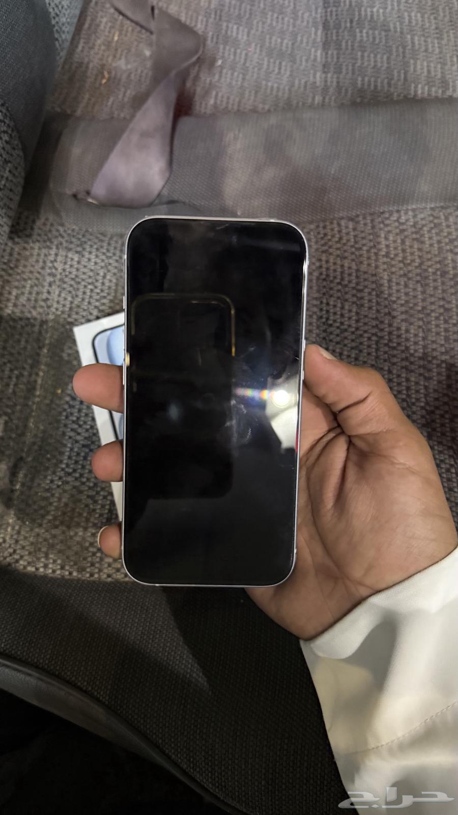 جوال 15 عادي سماوي وكااله ماقد انفك سليم من الدقات والخدوش64418431348225112